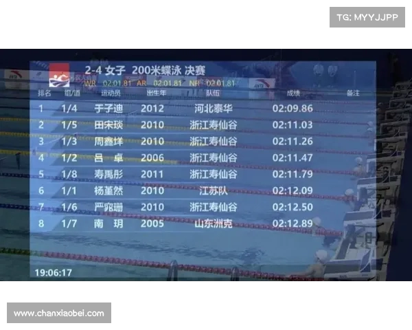 12岁中国游泳新星于子迪惊艳世界媒体关注展现超凡实力 12岁中国游泳新星于子迪惊艳世界媒体关注展现超凡实力